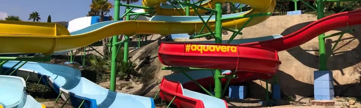 Slides at Aqua Vera Water Park Near Mojacar