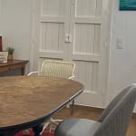 Client meeting area in Mojacar. An area for up to 5 people to meet round a table.